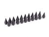 ES#3176128 - 20PC60BLKSPKlkM - Locking Spiked Lug Nuts - Black  - Set of 20 black Sickspeed Lug Nuts and spikes. - Sickspeed - Audi BMW Volkswagen