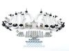 ES#2795511 - 4D0407505HKT - Complete Front Control Arm Kit - Includes all front control arms and hardware - plus tie rod ends and sway bar end links! - Vaico - Audi Volkswagen