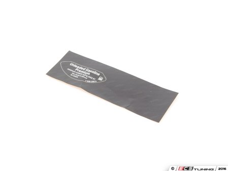 ES#185030 - 71227509290 - FUEL LABEL - Genuine BMW - BMW