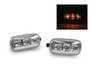 ES#3170725 - 446-1401PXBQVC - LED Side Marker Set - Clear - Includes the left and right side markers for plug and play installation - Depo - Audi