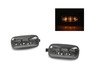 ES#3170726 - 446-1401PXBQVS - LED Side Marker Set - Smoke - Includes the left and right side markers for plug and play installation - Depo - Audi