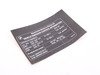 ES#3029440 - 71228648190 - LABEL EXHAUST EMISS - Genuine BMW - BMW