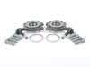 ES#2739001 - 4F0598625Akt1 - Rear Wheel Bearing Kit - Pair - Includes both rear wheel bearings and installation hardware - SKF - Audi