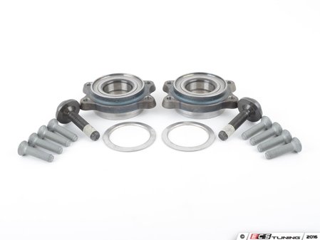 ES#2739001 - 4F0598625Akt1 - Rear Wheel Bearing Kit - Pair - Includes both rear wheel bearings and installation hardware - SKF - Audi
