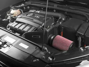 Luft-Technik Intake System - With Heat Shield & Wrinkle Black Aluminum Tubes