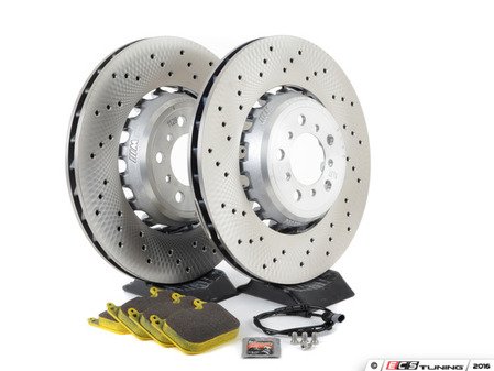 ES#3172565 - 34112284969KT4 - Front Performance Brake Service Kit - Includes brand new OEM Zimmermann rotors with RSL29 Pagid Racing Yellow brake pads. Recommended for street and track. - Assembled By ECS - BMW