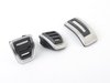 ES#2726626 - 5G1064200 - GTI Pedal Set - Manual Transmission - 3 piece brushed pedal set includes throttle, brake, and clutch pedals - Genuine Volkswagen Audi - Volkswagen