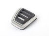 ES#2726626 - 5G1064200 - GTI Pedal Set - Manual Transmission - 3 piece brushed pedal set includes throttle, brake, and clutch pedals - Genuine Volkswagen Audi - Volkswagen
