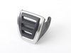 ES#2726626 - 5G1064200 - GTI Pedal Set - Manual Transmission - 3 piece brushed pedal set includes throttle, brake, and clutch pedals - Genuine Volkswagen Audi - Volkswagen