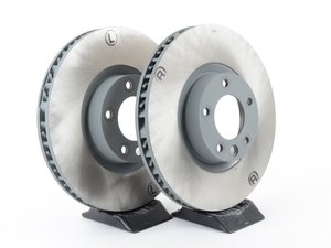 ES#3183464 - 95835140301401KT - Front Brake Rotors - Pair (360x36) - Front axle fitment - Both left and right - Sebro - Volkswagen Porsche