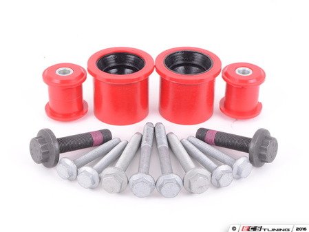 ES#3170107 - 017047ECS02-02KT -  Front Polyurethane Control Arm Bushing Kit - With Hardware - Engage the road with precision, confidence and reliability with our ECS Poly Control Arm Bushing Kit! - ECS - Audi Volkswagen