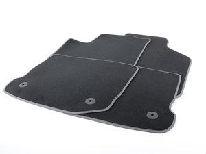 ES#10766 - 1J1863011MRHT - Floor Mats - Set Of Four - (NO LONGER AVAILABLE) - Set of four genuine GLI carpeted floor mats in black. - Genuine Volkswagen Audi - 