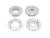 ES#3183581 - 034-601-0038 - Billet Rear Subframe Mount Insert Kit - Maintain proper suspension geometry when cornering and reduce rear subframe movement - 034Motorsport - Audi