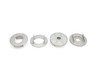 ES#3183581 - 034-601-0038 - Billet Rear Subframe Mount Insert Kit - Maintain proper suspension geometry when cornering and reduce rear subframe movement - 034Motorsport - Audi