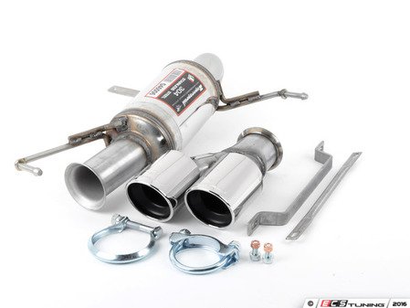 ES#4608449 - 046006-36KT - E9X 335i Supersprint Stainless Exhaust- Axel Back  - Increased performance and sound with this SuperSprint axel back exhaust featuring twin 80mm exhaust tips! - Supersprint - BMW