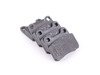 ES#252210 - 0004209820 - Rear Brake Pad Set - For Vehicles With Two (2) Retaining Pin Rear Brake Pads - TRW - Mercedes Benz