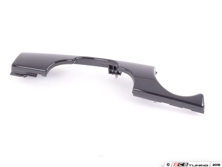 ES#116749 - 51452752870 - Dash Trim Piano Black - Left - Located behind the steering wheel & column section - Genuine MINI - MINI