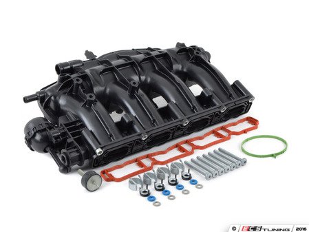 ES#3183606 -  06j133201bdKT -  Complete Intake Manifold Service Kit - Inclusive kit provides new intake manifold, hardware, and gaskets for a complete installation. - Assembled By ECS - Audi Volkswagen