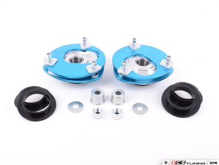 ES#3149828 - 141616-3L - Stage 3 Camber Plates - Track - Easily adjust front camber for the first time, with additional toe adjustment - installs in place of stock strut mounts. Intended for high performance competituion use. - KMAC - Audi Volkswagen