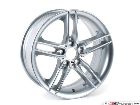 ES#205627 - 36107841690 - 18" M double spoke style 224 - Priced Each - 18x8 ET42 CB 72.6mm. - Genuine BMW - BMW
