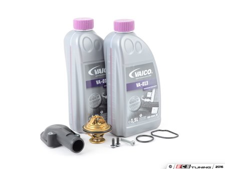ES#2763367 - 075121113DKT3 - Thermostat Replacement Kit - Includes the parts you'll want to replace while performing a thermostat replacement - Assembled By ECS - Volkswagen