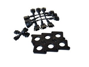 ES#2864555 - 034-107-7000-BLK - Coil Conversion & ICM Delete Kit - 2.7T to 2.0T FSI Coils  - Tired of swapping ICMs and coils around trying to figure out the source of pesky misfires? - 034Motorsport - Audi