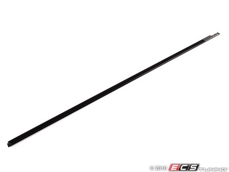 ES#1884907 - 51217207257 - Door Channel Cover - Front Left, Black - Genuine BMW - BMW