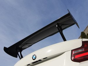 ES#3183764 - F223022333T2 - Evo Rear Wing w/ Reinforced Trunk Lid - Carbon Fiber - Adjustable rear wing kit, includes reinforced trunk with pre-drilled holes - Genuine BMW Motorsport - BMW