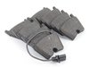 ES#2992567 - 420698151fKT - Front & Rear Brake Pad Kit - Factory replacement pads for a stock feel, includes front and rear pads - Genuine Volkswagen Audi - Audi