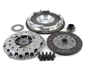 ES#3108290 - 520-150-240KT - JB Racing Lightweight Aluminum Flywheel & Clutch Kit - Includes a JB Racing aluminum single-mass flywheel and a new OE clutch! - Assembled By ECS - BMW