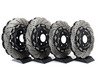ES#3183891 - 003281ecs02KT1 - Performance Front & Rear Scalloped Rotor Service Kit - Featuring ECS 2-Piece Tru-Float scalloped style brake rotors. Pads are not included. - ECS - Audi