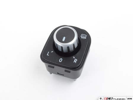 ES#2899581 - 5K1959565XSH - Mirror Switch - Chrome - Replace your boring factory switch with this chrome unit - Vemo - Volkswagen