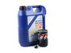 ES#3146413 - KN0ILKT4 -  Oil Service Kit - With ECS Magnetic Drain Plug - Includes standard K&N Pro Series oil filter and Liqui Moly 5w-40 oil - Assembled By ECS - Volkswagen