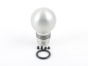 ES#2840084 - I142SILVER - Aluminum Shift Knob - Silver - Metal weighted shift knob - Rennline - MINI