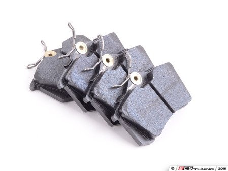 ES#2561652 - 8D0601DSLGMTKT - Performance Rear Brake Service Kit - Featuring ECS V5 Slotted rotors and ECS EP24 Enthusiast Performance pads - Assembled By ECS - Audi