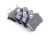 ES#2561652 - 8D0601DSLGMTKT - Performance Rear Brake Service Kit - Featuring ECS V5 Slotted rotors and ECS EP24 Enthusiast Performance pads - Assembled By ECS - Audi