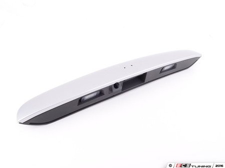ES#2734652 - 51137362123 - Trunk Lid Grip - Silver - Located above the license plate on the trunk ; reverse camera - Genuine MINI - MINI