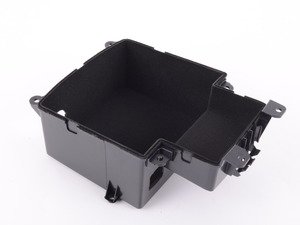 ES#451770 - 8K0864981D4PK - Center Console Storage Tray - Sabre (Black) - Storage bin located beneath the armrest - Genuine Volkswagen Audi - Audi