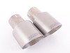 ES#2827545 - SSXAU428 - Cat-Back Exhaust System - Non-Resonated - 3" stainless steel with dual 100mm Titanium tips - Milltek Sport - Audi