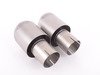 ES#2827545 - SSXAU428 - Cat-Back Exhaust System - Non-Resonated - 3" stainless steel with dual 100mm Titanium tips - Milltek Sport - Audi