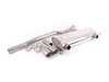ES#2827545 - SSXAU428 - Cat-Back Exhaust System - Non-Resonated - 3" stainless steel with dual 100mm Titanium tips - Milltek Sport - Audi