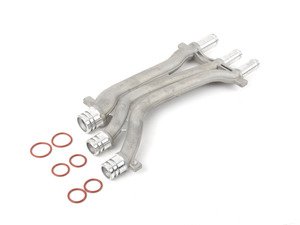 ES#3141487 - 94810600098H - Cayenne S/Turbo Coolant Pipe Upgrade Kit - Includes All Upgraged Aluminum Water Pipes - Does not include coolant - Hudson - Porsche