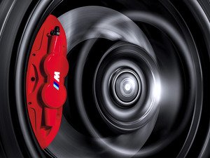ES#2796262 - E9XMPBBKT2 - M Performance 4 Piston Front Big Brake Kit - Red  - Upgrade to M Performance calipers and 370x30mm front rotors with ECS DD23 Daily Driver brake pads - Assembled By ECS - BMW