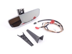ES#3144153 - 000072548E - Enhanced Rear View Mirror With HomeLink - Adds HomeLink functionality, auto-dimming, and an electronic compass to your vehicle with a modern frameless design - Genuine Volkswagen Audi - Volkswagen