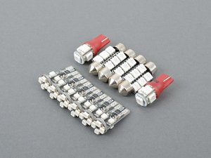 ES#3137469 - 019396ECS02KT - B8/B8.5 A5/S5/RS5 Coupe Master LED Interior Lighting Kit - Red - Give your vehicle the complete LED treatment - ZiZa - Audi