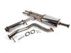 ES#1892656 - 15746 - Cat-Back Exhaust System - 2.25" stainless steel with dual 3" polished stainless tips - Magnaflow - Volkswagen