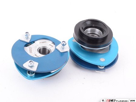 ES#3149830 - 141716-3L - Stage 3 Camber Plates - Track - Easily adjust front camber for the first time, with additional toe adjustment - installs in place of stock strut mounts. Intended for high performance competituion use. - KMAC - Audi Volkswagen