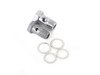 ES#3177508 - 8E1422893DFKT - Power Steering Pressure Hose Service Kit - Connects the power steering pump to the steering rack - Includes banjo bolts and sealing washers - Assembled By ECS - Audi