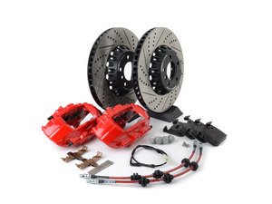 ES#4583465 - 009607ECS01AK - Choose Your Own ECS F30 M Performance Front Big Brake Kit - Upgrade to M Performance calipers and 370x30mm 2-piece front rotors with ECS DD23 Daily Driver pads - ECS - BMW