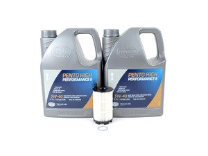 ES#250227 - C6A6BVJSK5-40 - ECS Tuning Oil Service Kit - Includes 10 Liters Pentosin 5w-40 Synthetic 502 rated motor oil, oil filter, and drain plug sealing washer - Assembled By ECS - Audi